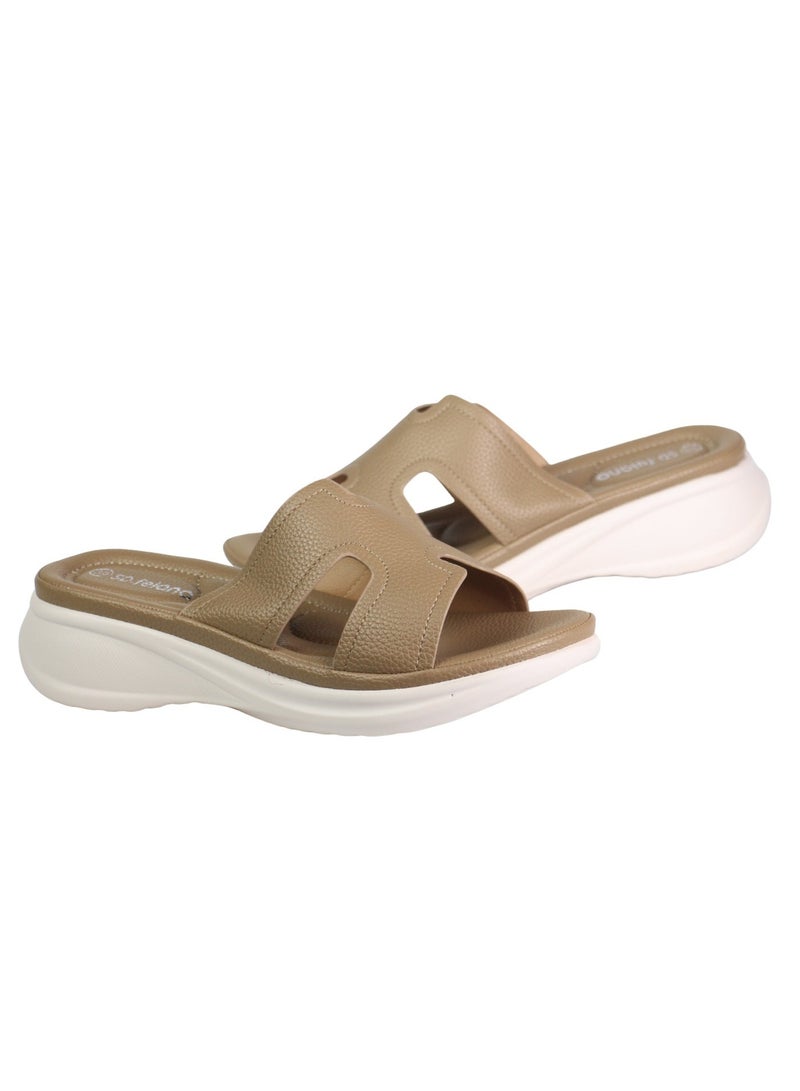 Mon Ami Monami Women's Slide Sandals - Super Comfy & Cushioned Slides for Women, Lightweight Soft Comfort Sandals with Arch Support, Stylish Casual Slides - Image 4